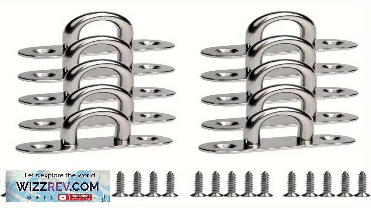 Marine Grade Stainless Steel Oval Eye Plate 304 Anti Corrosion Fastening Kit