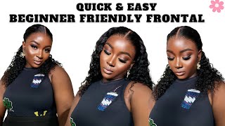 Lace Melt No Baby Hair | How To Install A Deep Wave Frontal Wig For Beginners Ft Alipearl Hair