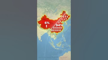 Why Do 94% of Chinese People Live East of This Line? #china #population