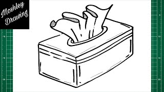 How to Draw a Tissue Box