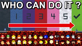 Who Can Make It? Furthest Lava Jump Challenge - Super Smash Bros. Ultimate