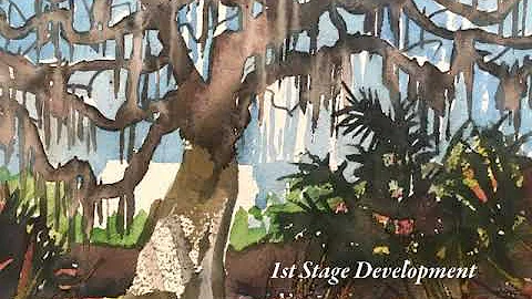 David Rankin Watercolor Demo of a 200 year old Liv...
