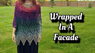 Learn To Crochet Pineapple Stitch Rectangle Wrap Tutorial  Wrapped In A Facade