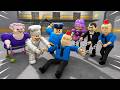 SIREN COP got CAUGHT! in BARRY'S PRISON RUN! OBBY HARD MODE New Update Roblox Gameplay Walkthrough