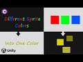 Changing All Sprite Colors To One/More Colors With Different Grades | Unity Game Engine