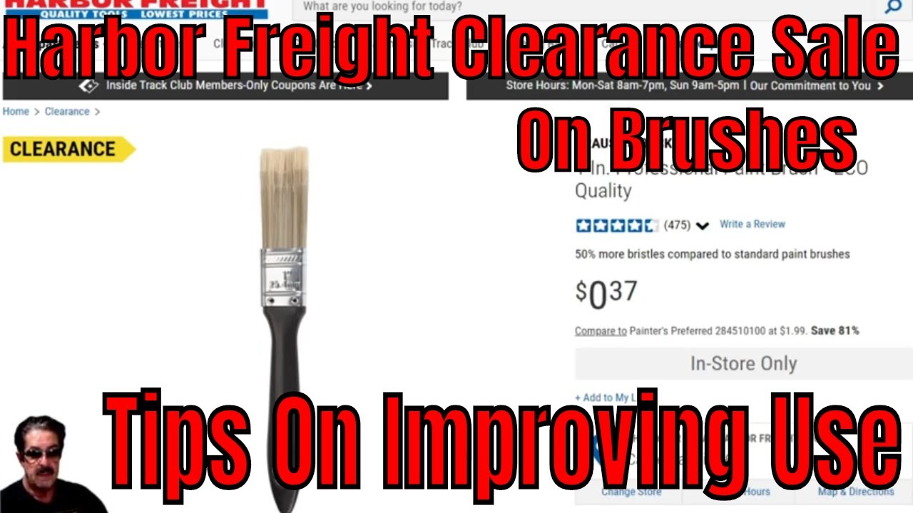Harbor Freight Brush Clearance Sale YouTube