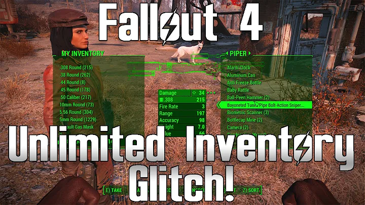 Fallout 4: Unlimited Inventory / Carry Weight Glitch! | How to Carry Infinite Items!