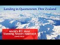 Landing in QUEENSTOWN New Zealand | WINTER Snow Mountains + Clear Day