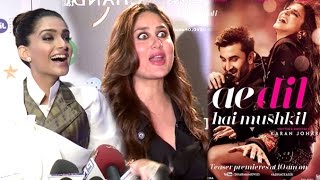 Download Lagu Ae Dil Hai Mushkil \u0026 Shivaay REVIEW By Preganant Kareena Kapoor \u0026 Sonam Kapoor MP3