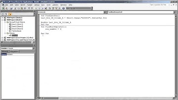 VBA Excel Find Last Row With Data with Range End Function and Do Loop for Finding Next Empty Cell