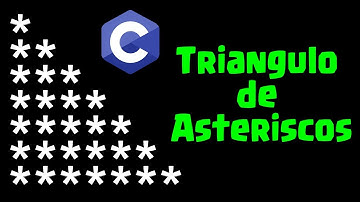 Programa que Imprima un TRIANGULO DE ASTERISCOS en Lenguaje C