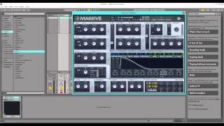 How to make an octave falldown growl in NI Massive