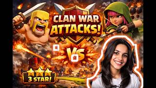 CLASH OF CLAN LIVE WITH MARIYA MALU #clashofclans #livestream #girlgamer #clanwar