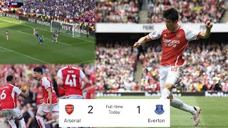 Arsenal vs Everton highlights 2-1 | Tomiyasu & Havertz scored 🔥 | All goals ✅