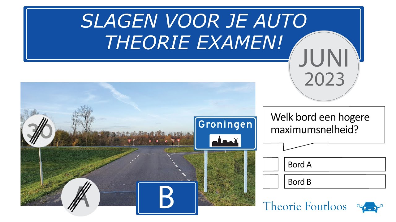 Auto theorie examen juli 2023