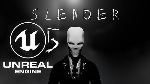 Slender UE5 Remake Gameplay