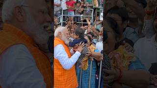 PM Modi shares an adorable moment with a young kid in Ahmedabad | #shorts