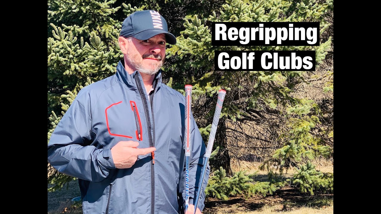Re-gripping Golf Clubs