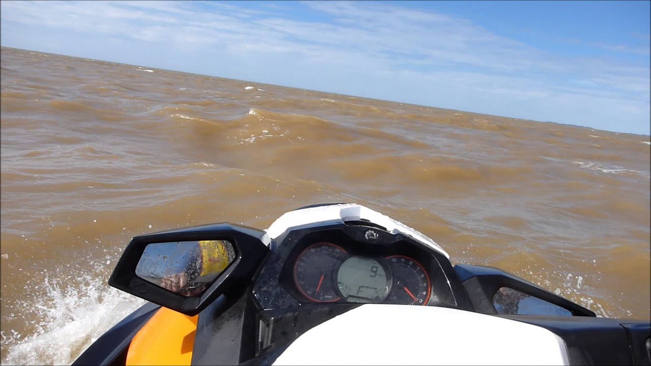 GTR 215 Seadoo in rough weather Karratha back beach YouTube