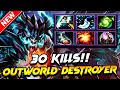 Dota 2 OUTWORLD DESTROYER Gameplay | (x30 Kills) Outworld Destroyer DOTA 2 Carry Build Gameplay 7.39
