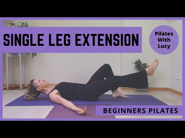 Pilates Single Leg Extension - Beginners Pilates - How To Do It