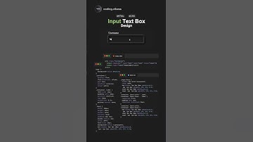 Input Text Box Design using HTML and CSS! 🤯 #shorts
