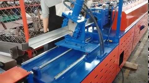 Drip edge roll forming machine