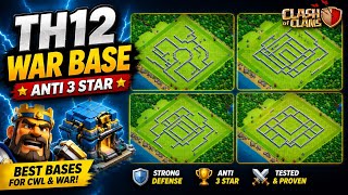 TH12 WAR BASE LAYOUTS | BEST TH12 CWL BASE LAYOUTS | CLASH OF CLANS |
