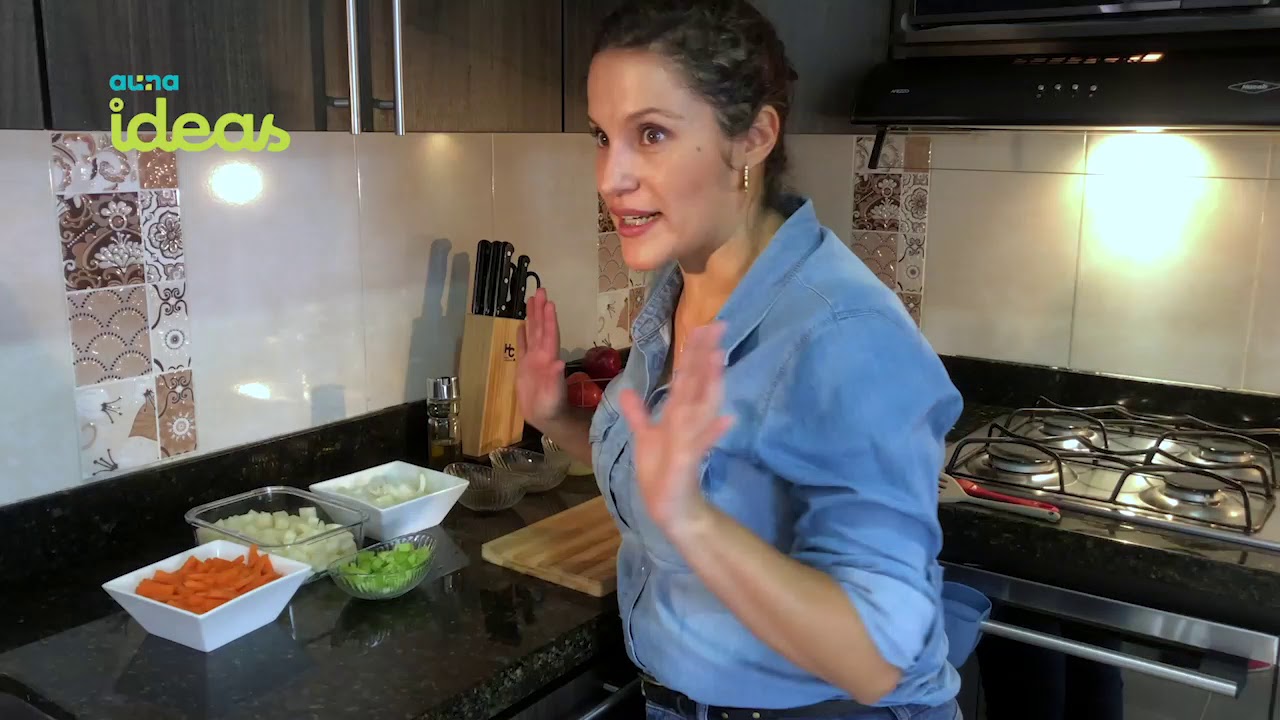 Alimentación para pacientes con cáncer de tiroides. Receta verduras saludables