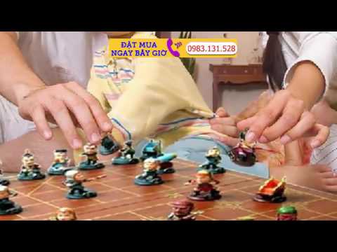 Bộ cờ tướng Tam Quốc mô hình các tướng thời Tam Quốc ngộ nghĩnh, đáng yêu