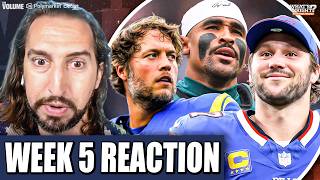 NFL Week 5 Reaction: Bills win OT CLASSIC vs Rams, Eagles & Commanders CLOCK FIASCOS | Nick Wright