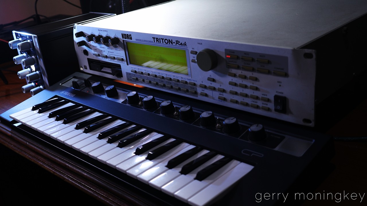 Blue Planet | Korg Triton Rack | Ambient Jam - YouTube