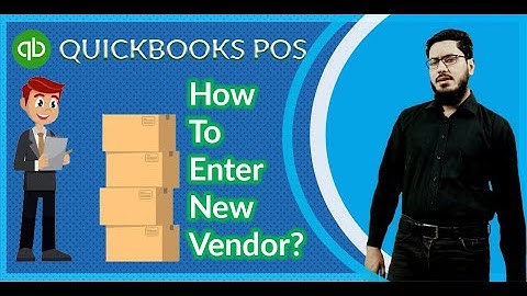 Quickbooks Lesson 21 || How to Enter New Vendor in Quickbooks Point of Sale Software | POS 2013