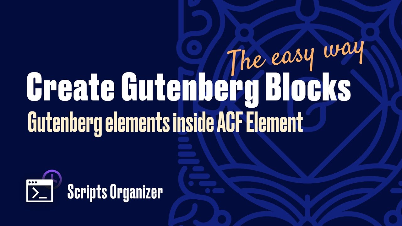 Create Gutenberg Blocks. The easy way! - Gutenberg elements inside ACF Element