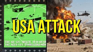 USA Attack Power! AH-64 Apache Destroys Target Using AGM-114 Hellfire 💥