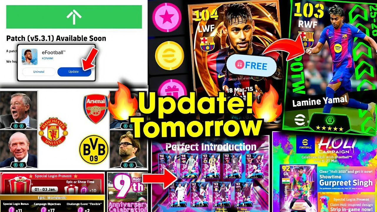 Обновление eFootball 2026!! Что нас ждёт завтра и в понедельник в eFootball 🤩 Бесплатные эпически...