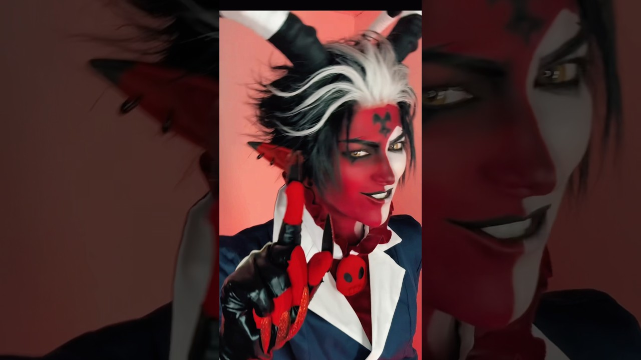 So.. I might quit tiktok but NEW COSPLAY?♥️🖤 #blitzo #helluvaboss #cosplay