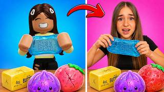 ROBLOX SQUISHY ASMR VS DANS LA VRAIE VIE !