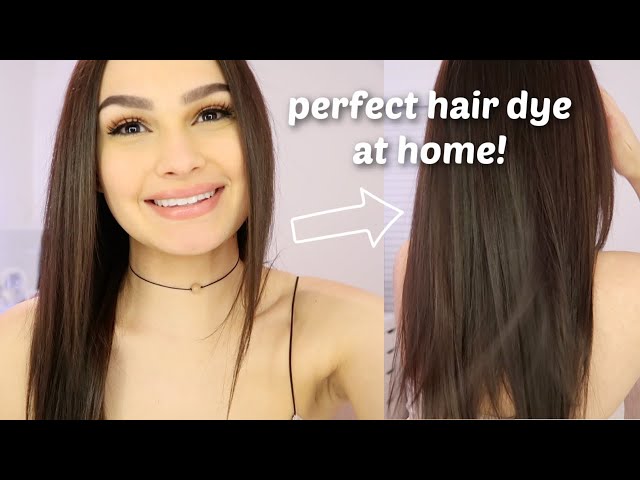 Dark To Brown Hair Color At Home Using Box Dye 