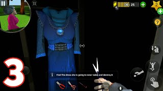 Scary Teacher 3D - Gameplay Walkthrough #3 Cut dress😂 (Android iOS) screenshot 4