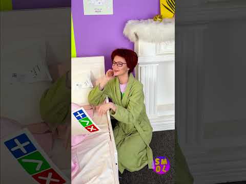 🌈 SLEEPY POP IT! TRADING GAME 🌈 || PLAYING IN THE BED || Viral TikTok FIDGET TRADING GAME #shorts
