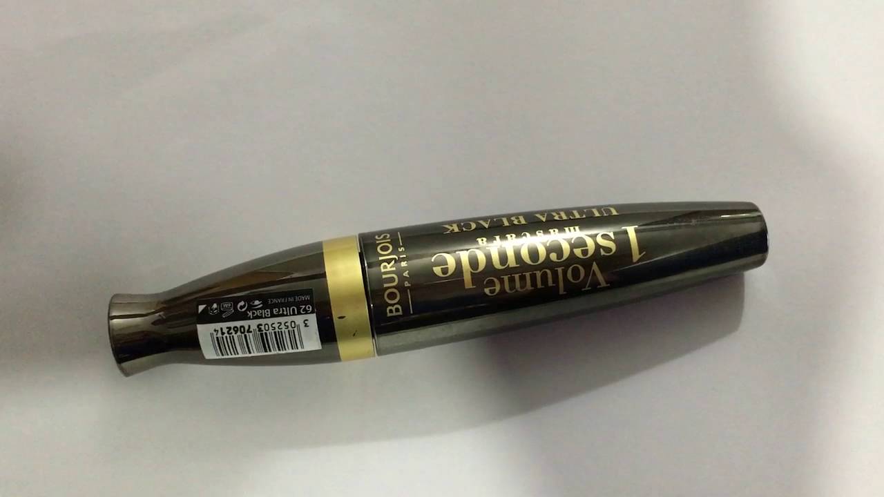 Bourjois Volume 1 Seconde Mascara Ultra Black Review Youtube Mascara Bourjois Black
