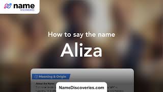 How to Pronounce Aliza Net Worth
