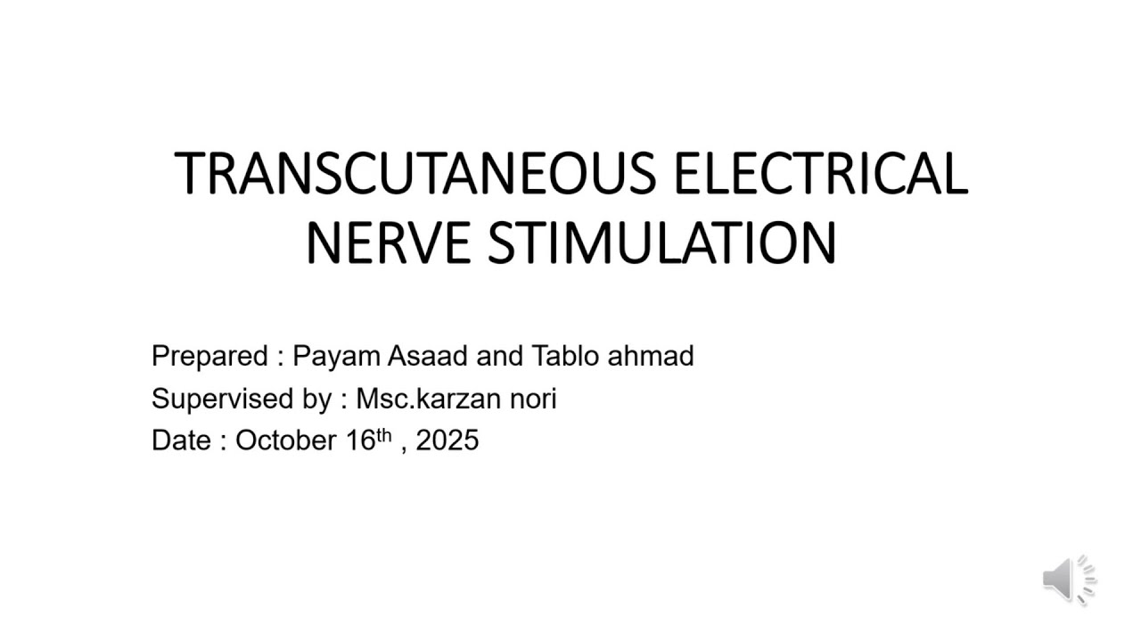 چارەسەری سروشتی لە رێگای (Transcutaneous electrical nerve stimulation)