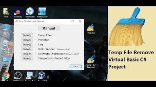 Temp Files Removal Virtual Basic C#