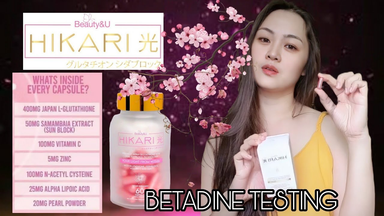 HIKARI GLUTATHIONE WITH ORAL SUNBLOCK TECHNOLOGY REVIEW