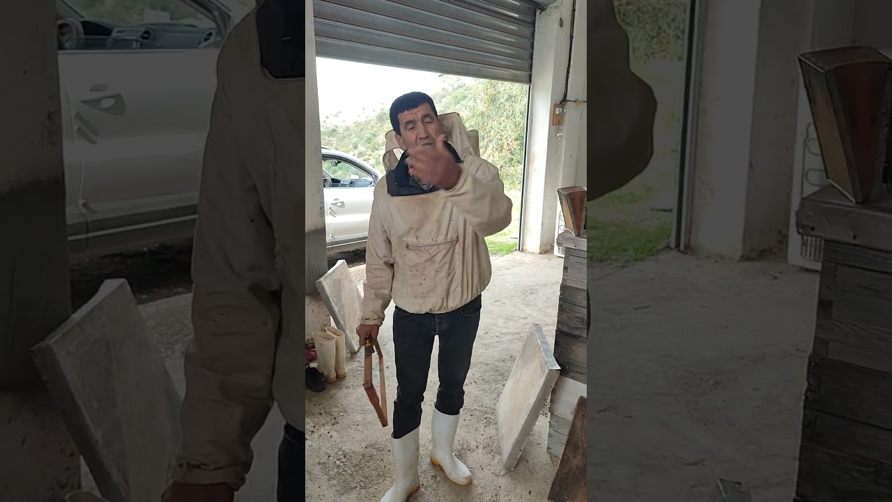 Les travaux à l'atelier apicole