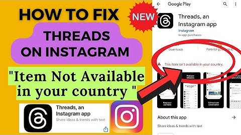How to Fix Instagram Threads Option not Showing | Threads App Not Available in Your Country