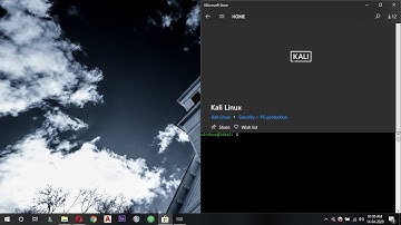 Install Kali Linux on Windows 10 Subsystem (no dualboot/virtualbox)