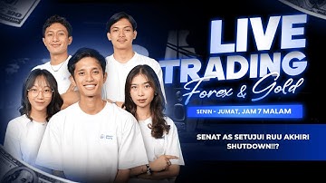 SENAT AS SETUJUI RUU AKHIRI SHUTDOWN!!? | LIVE TRADING FOREX & GOLD